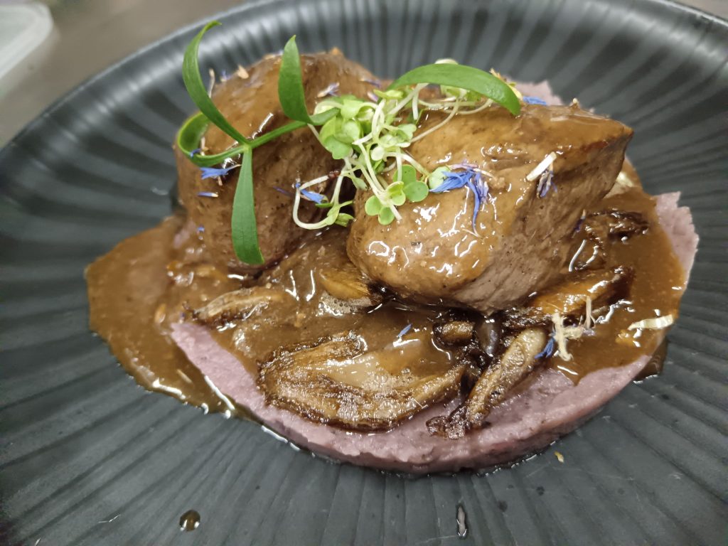 le pavé de cerf, au foie gras (dr)